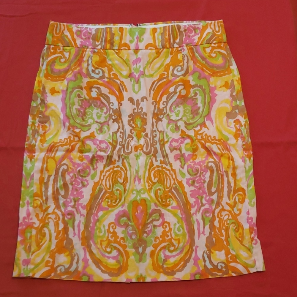 J. Crew linen skirt